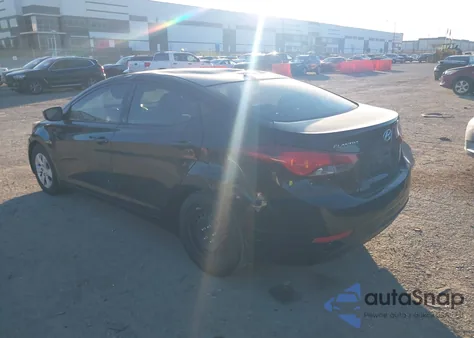 2016 Hyundai Elantra Se из США, поврежденный, VIN 5NPDH4AE9GH774451